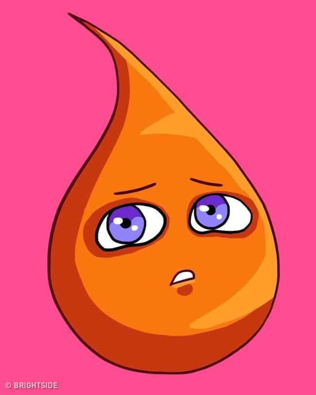 màu sắc máu kinh