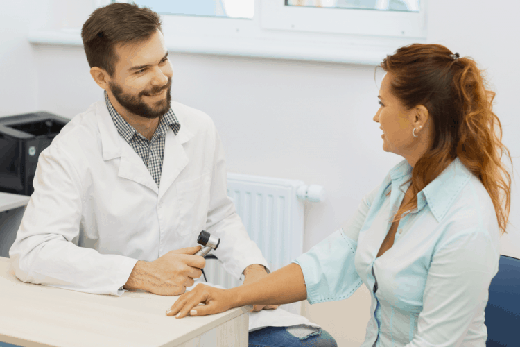 nổi mề đay do nước