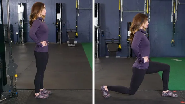 Các bài tập Lunge (chùng chân)