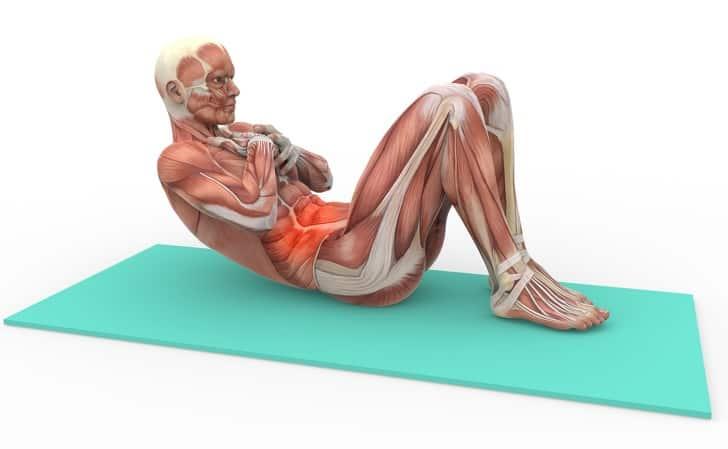 Bài tập crunch chữa đau lưng