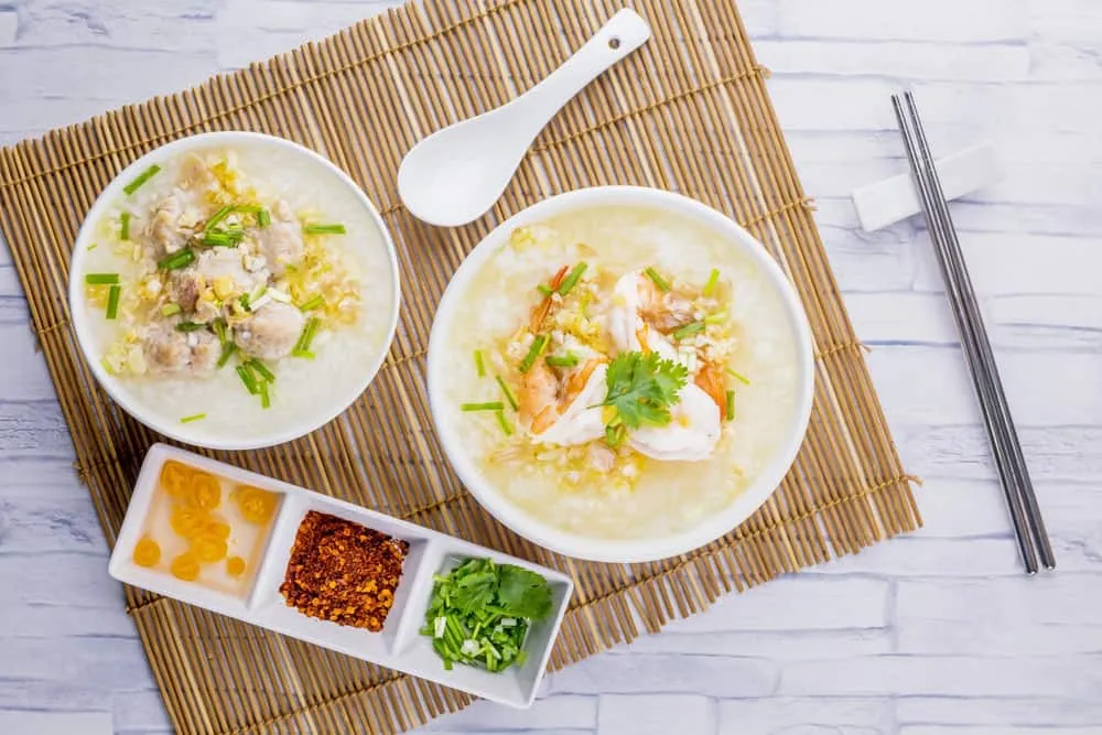 cháo tôm yến mạch