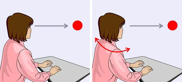 Duy trì ánh nhìn hướng đến một điểm để chữa chóng mặt