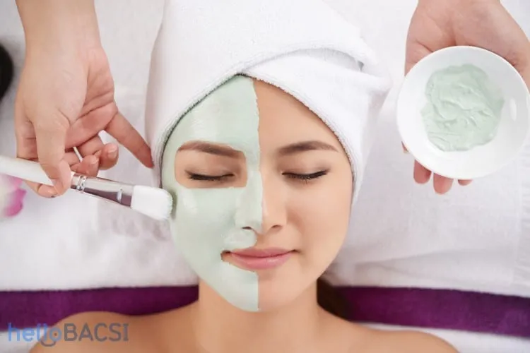 thải độc da mặt nhờ đắp mặt nạ