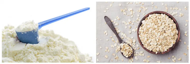mặt nạ yến mạch và sữa bột