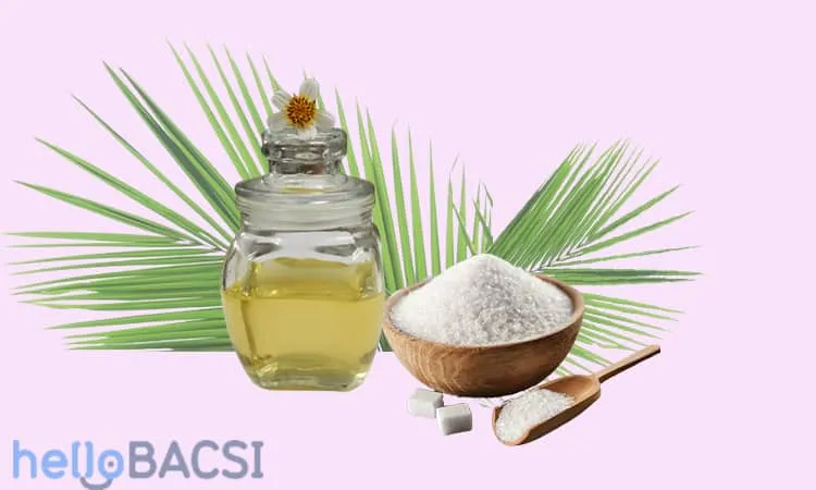 Khắc phục da khô bằng dầu dừa và đường