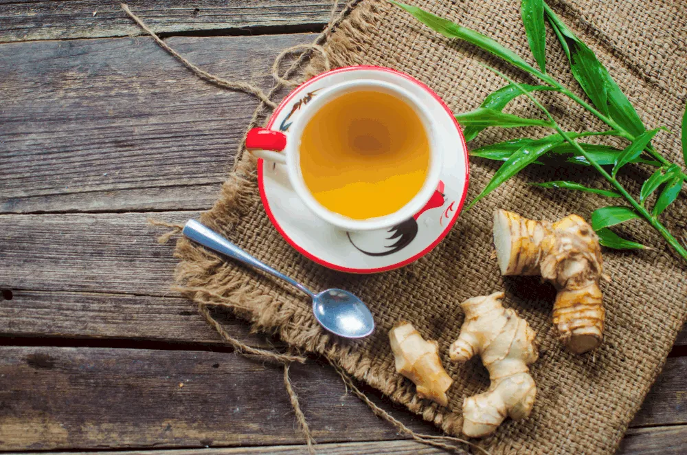 ginger tea helps relieve headache after birth