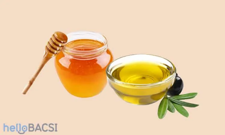 Dầu ô liu (olive) và mật ong