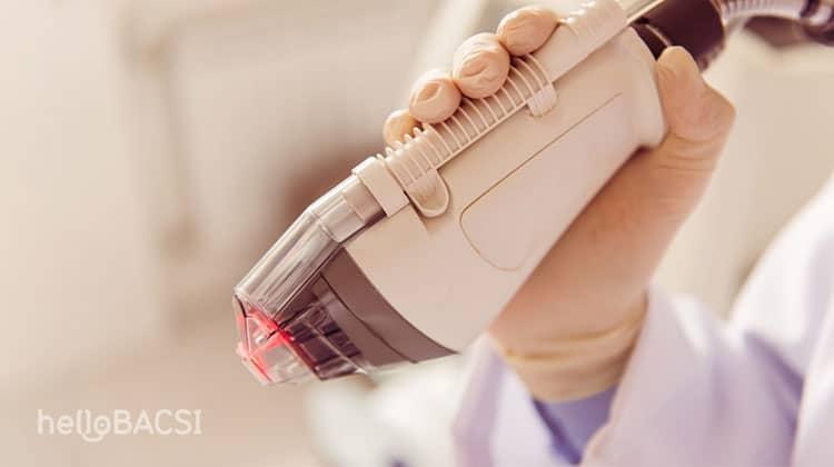 phương pháp laser xung nhuộm