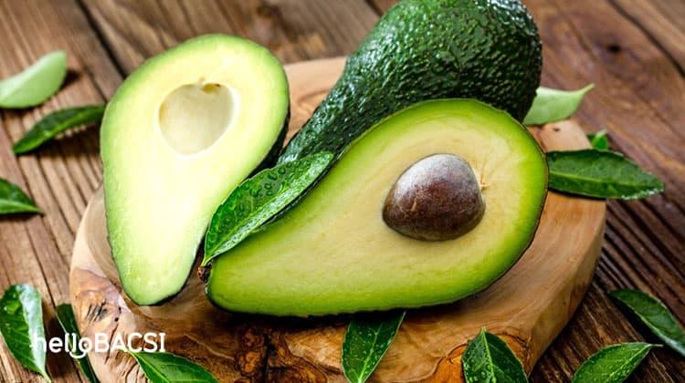 dùng bơ làm mặt nạ