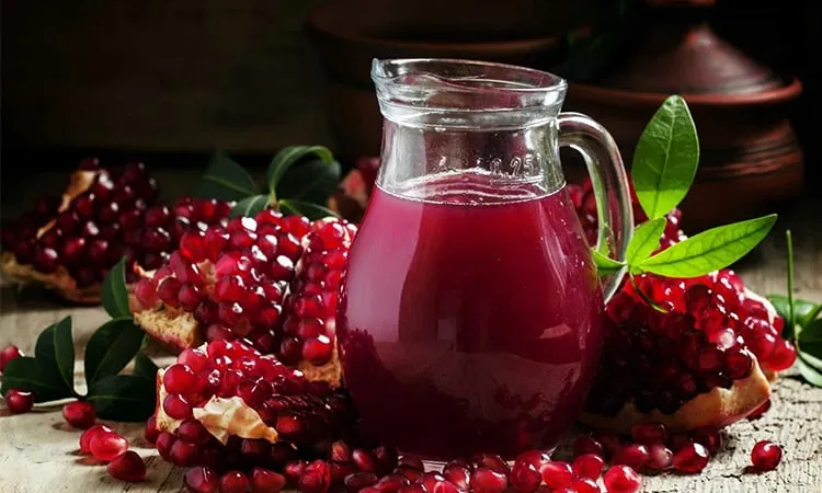 lựu khắc phục da khô