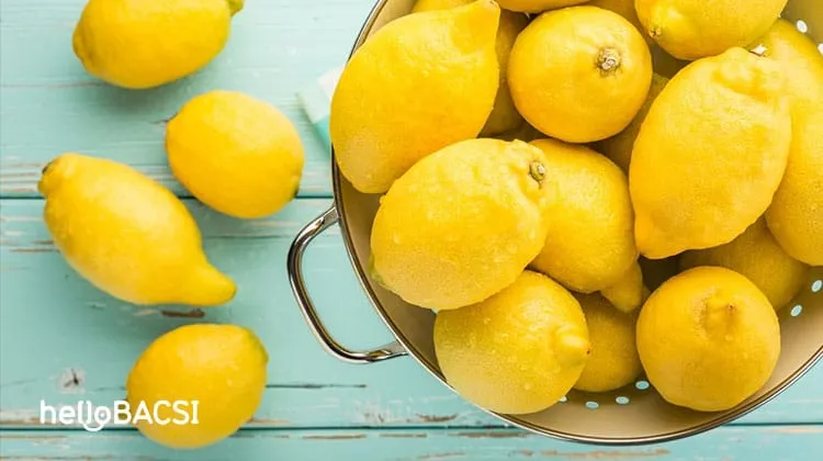 mặt nạ từ chanh