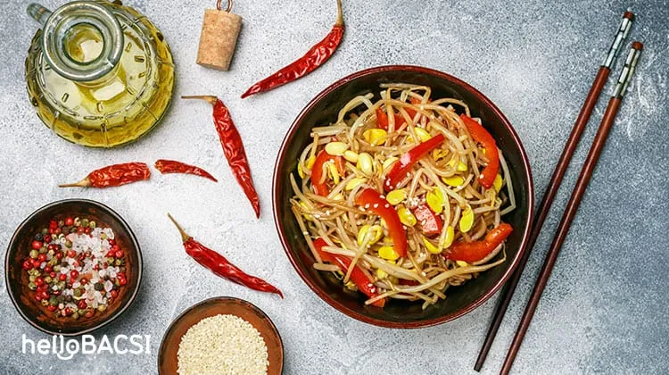 món ăn làm từ mầm đậu nành