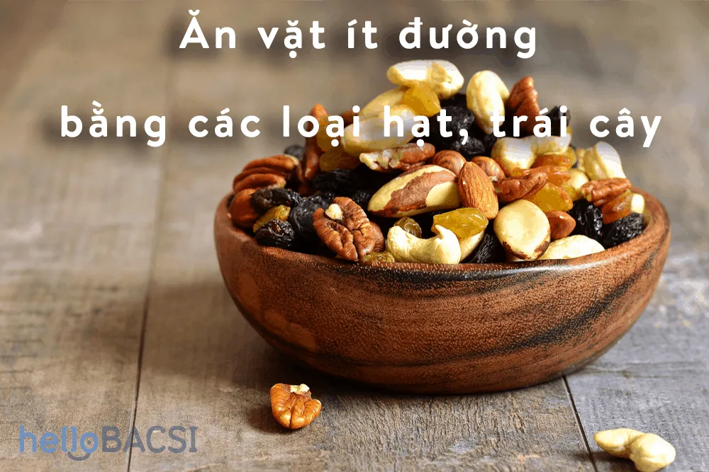 Ăn vặt ít đường