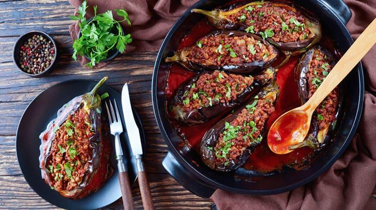 cà tím nhồi thịt