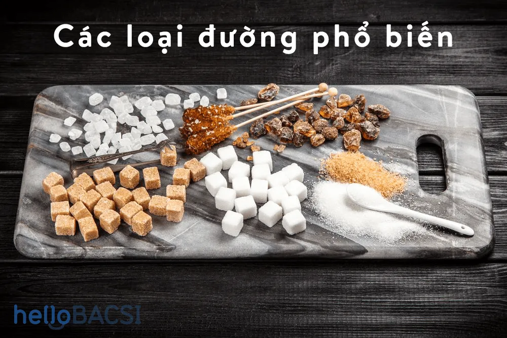 Các loại đường phổ biến trong thực phẩm