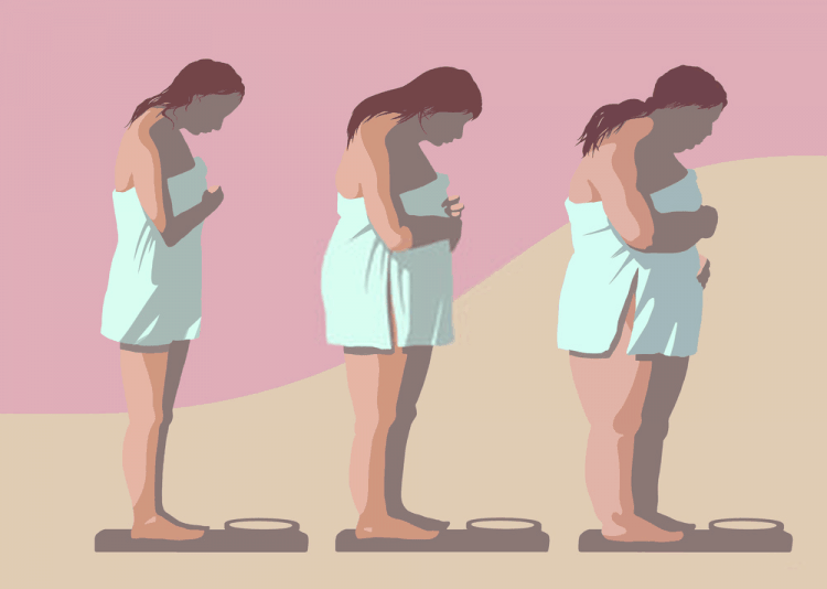 tăng cân ở tuổi mãn kinh