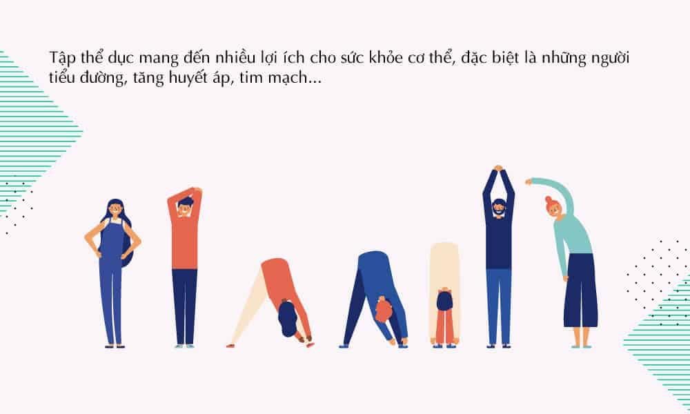 lợi ích của việc tập thể dục cho người tiểu đường