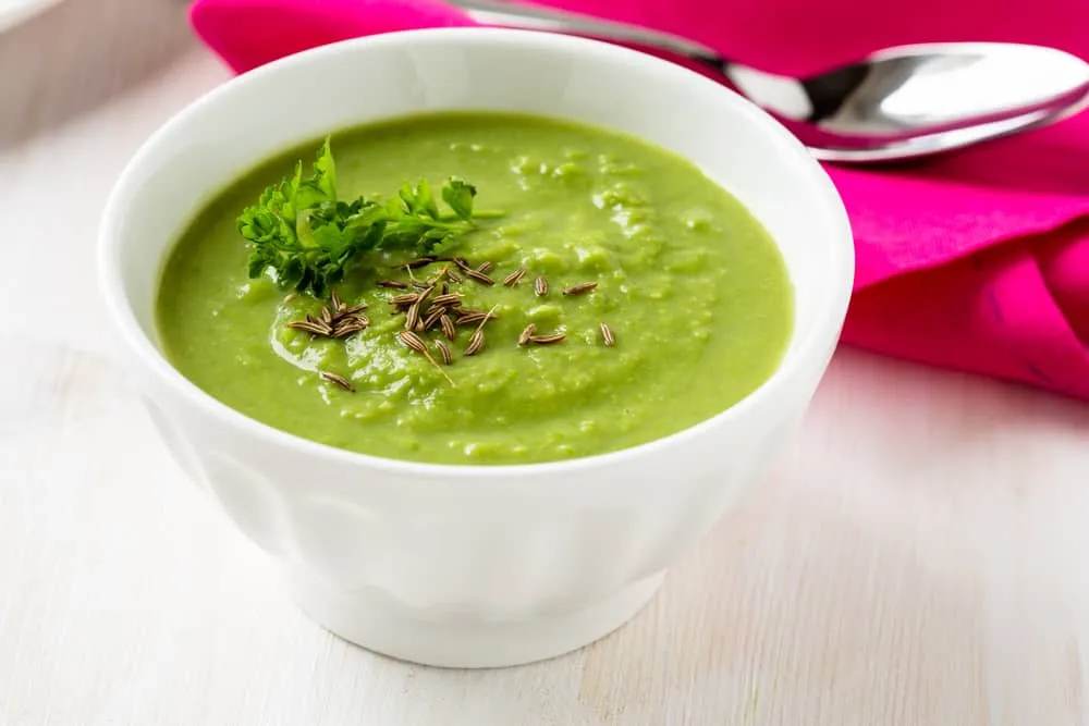 cháo thịt bò chùm ngây