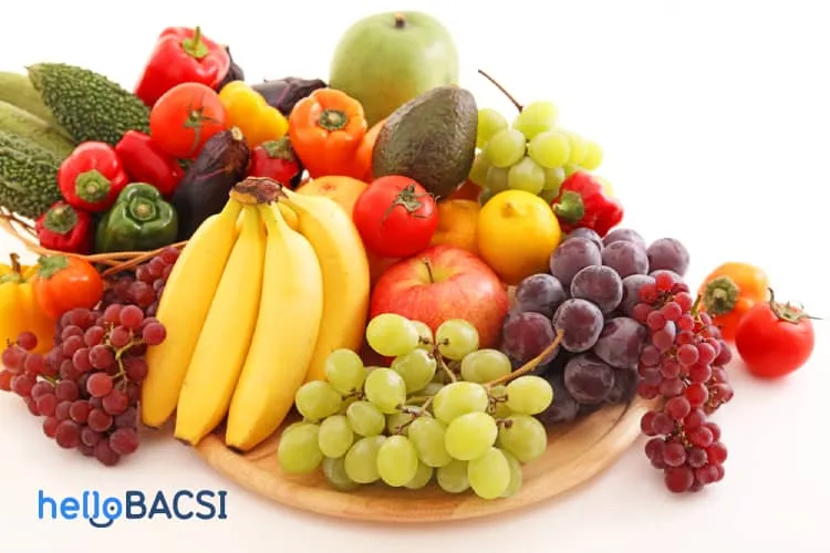 nhiều loại trái cây