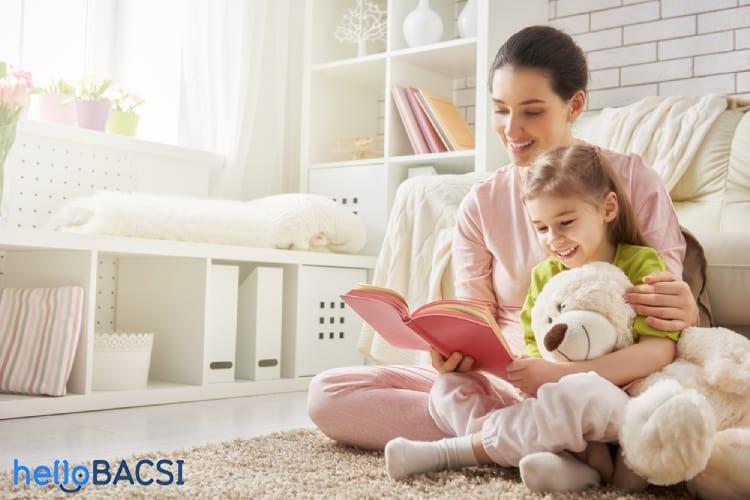 xây dựng thói quen đọc sách cho trẻ: mẹ và bé cùng đọc sách