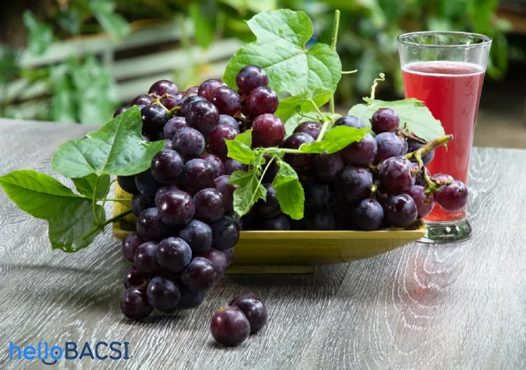 cách làm siro nho không cần ướp đường