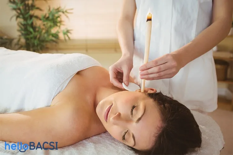 Cách lấy ráy tai bằng nến xông tai