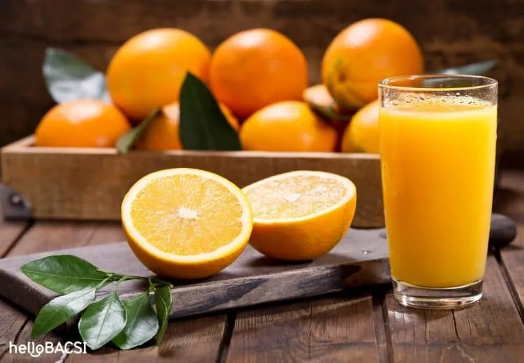 tác dụng của nước cam