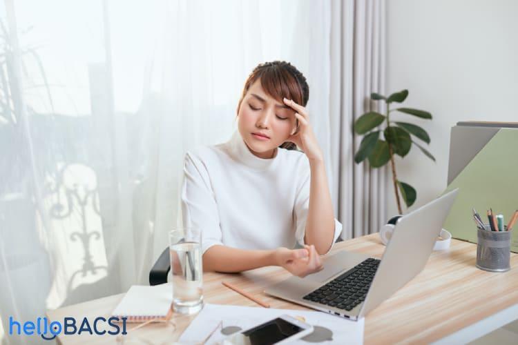 thiếu máu nặng gây mệt mỏi