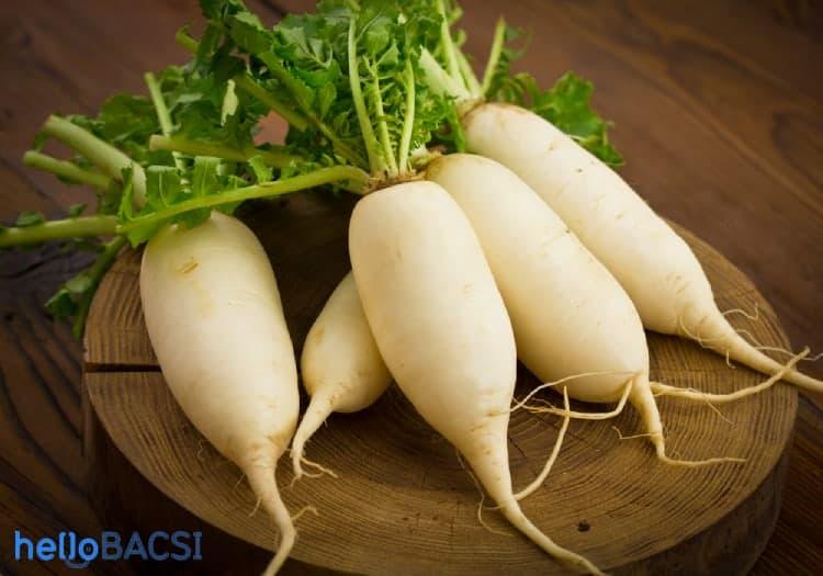 Công dụng củ cải trắng tốt cho tiêu hóa