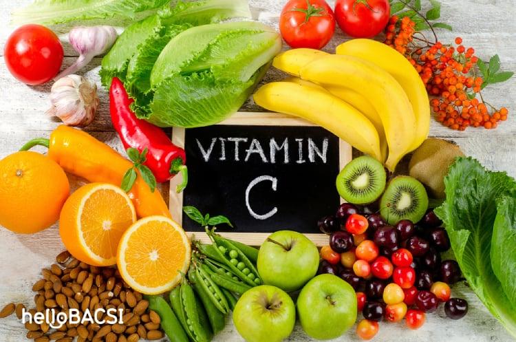 cách để da hồng hào, dùng vitamin C