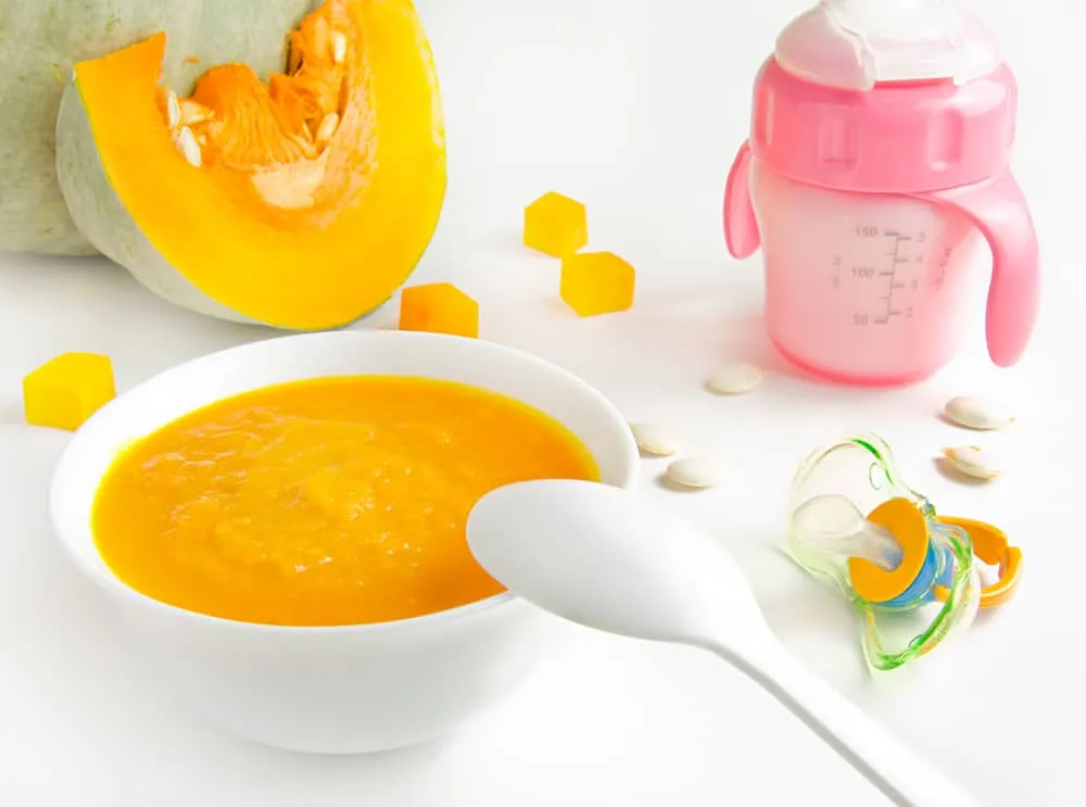 cháo thịt bò bí đỏ