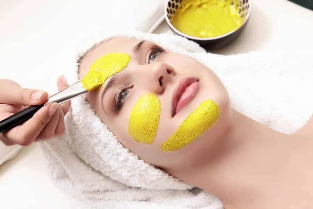 cách trị mụn bằng tinh bột nghệ