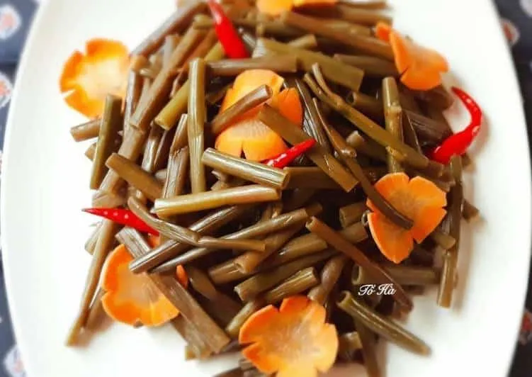 Cách muối dưa cải, rau muống