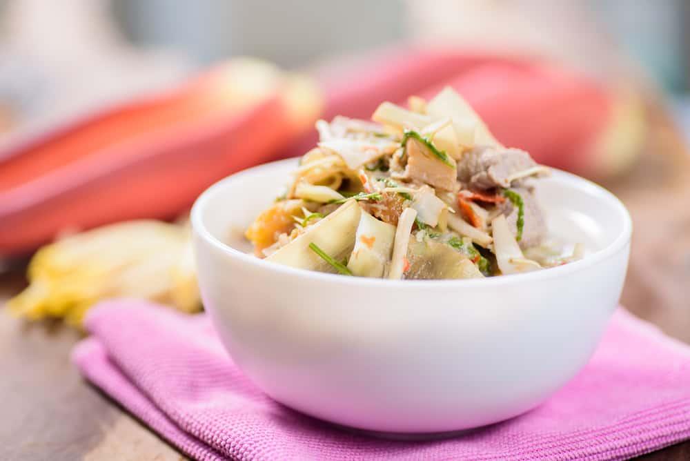 canh chua hoa chuối