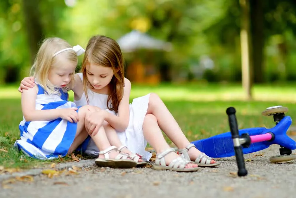 trẻ gặp chấn thương do tai nạn