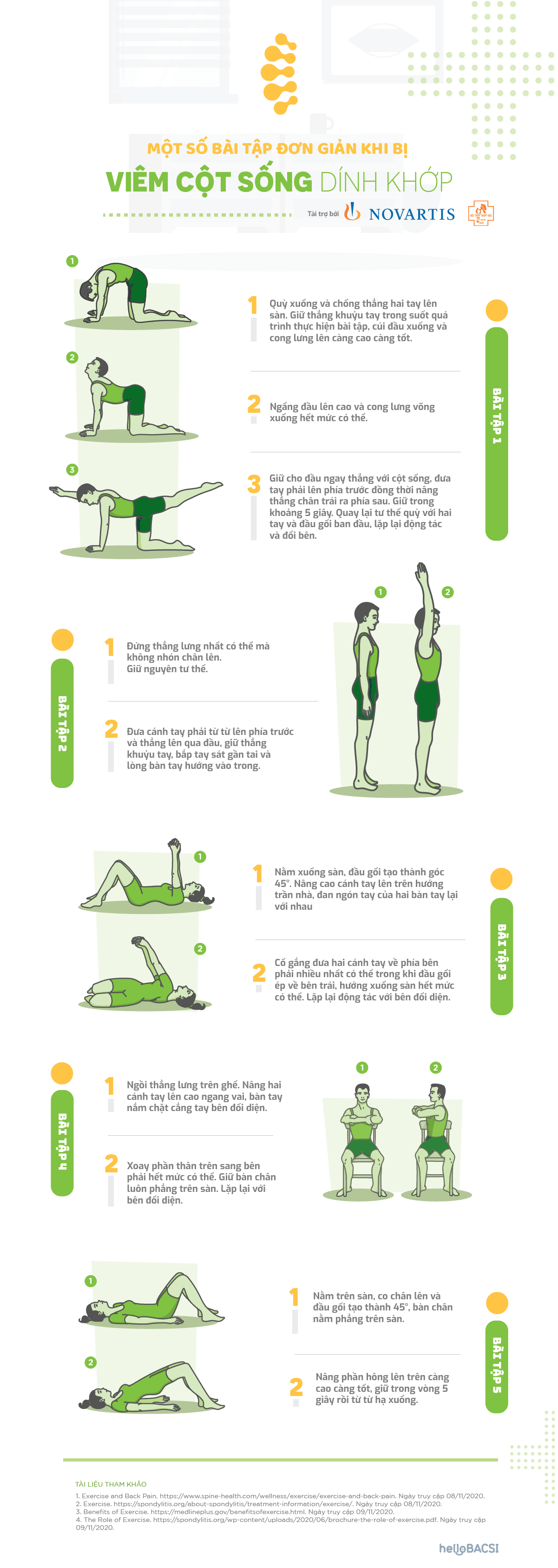 bài tập cho người viêm cột sống dính khớp