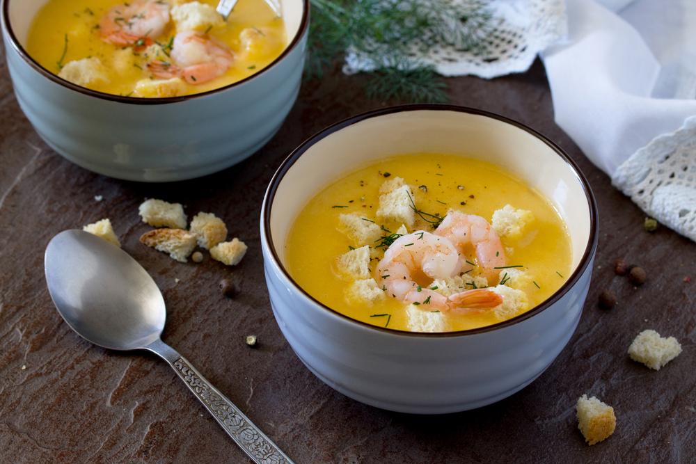 Cháo tôm cho bé ăn dặm: Cháo tôm bông bí