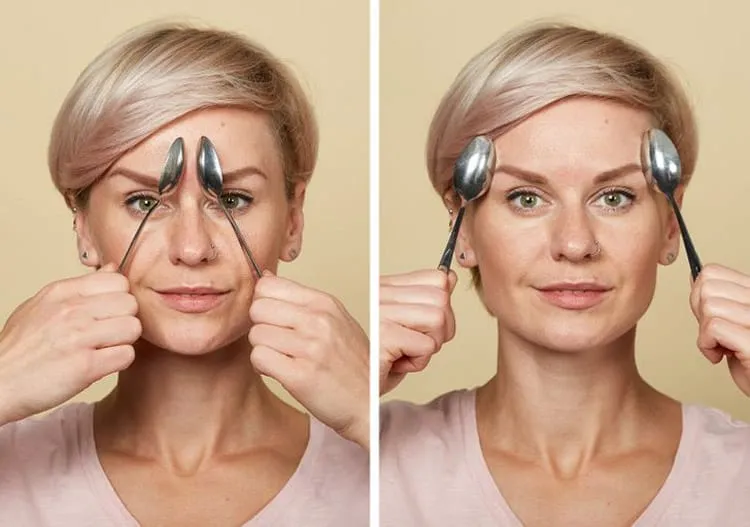 Cách massage mặt chống lão hóa giúp kéo giãn cơ mắt