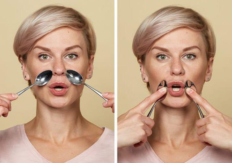 Cách massage mặt chống lão hóa giảm nếp nhăn khóe miệng