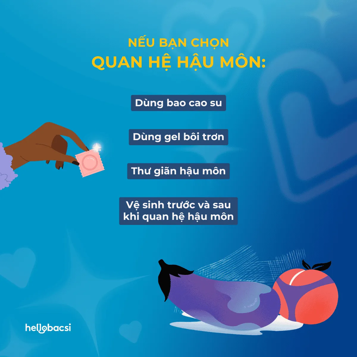 Những lưu ý để quan hệ hậu môn an toàn