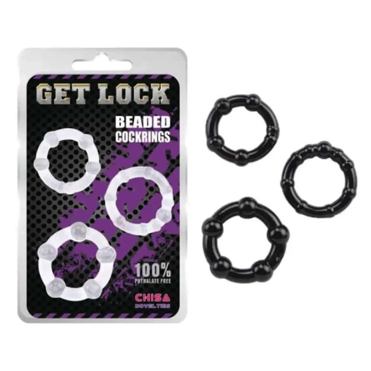 Vòng đeo dương vật chống xuất tinh sớm - Get Lock