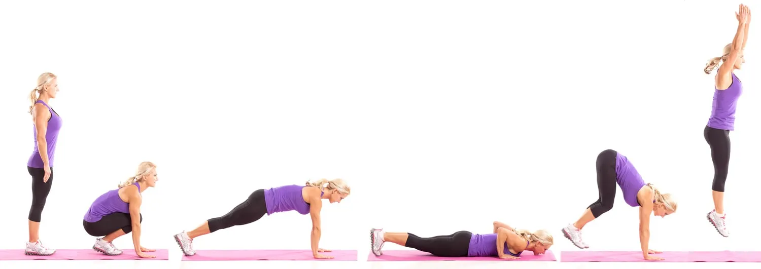 Hướng dẫn cách tập bài tập burpee đúng cách