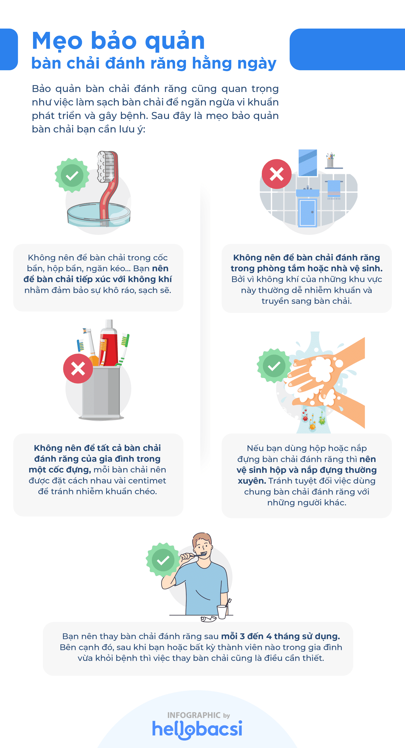 cách làm sạch bàn chải đánh răng 3