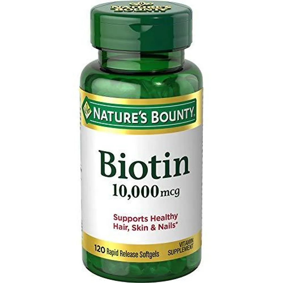 Viên uống mọc tóc biotin Nature’s Bounty Biotin