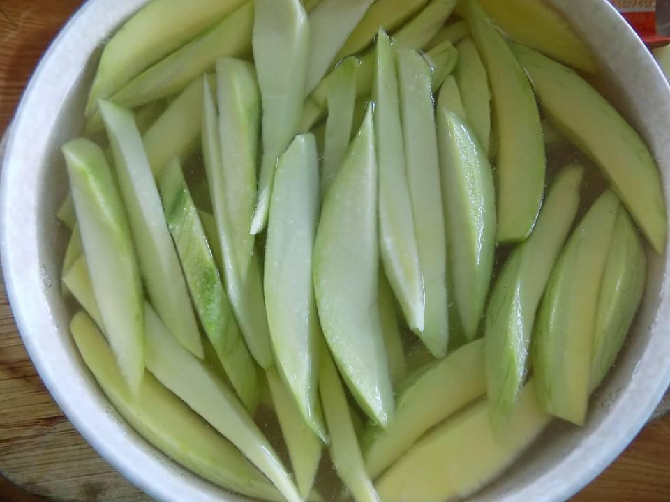 cách làm mứt xoài: xoài xanh khô 