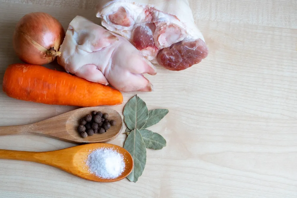 nguyên liệu làm thịt đông 