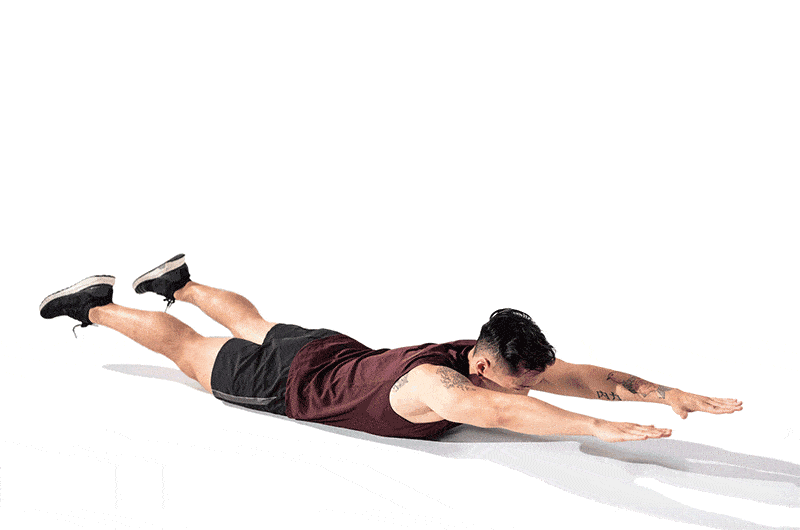 Động tác superman 