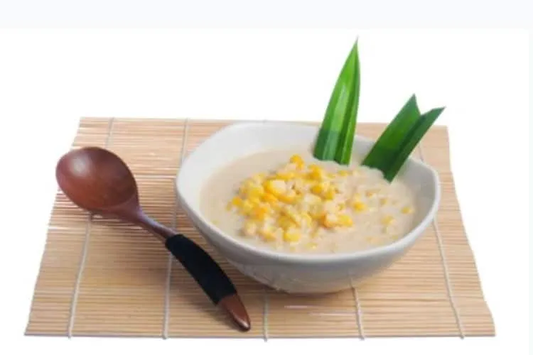 cháo yến mạch giảm cân với ngô