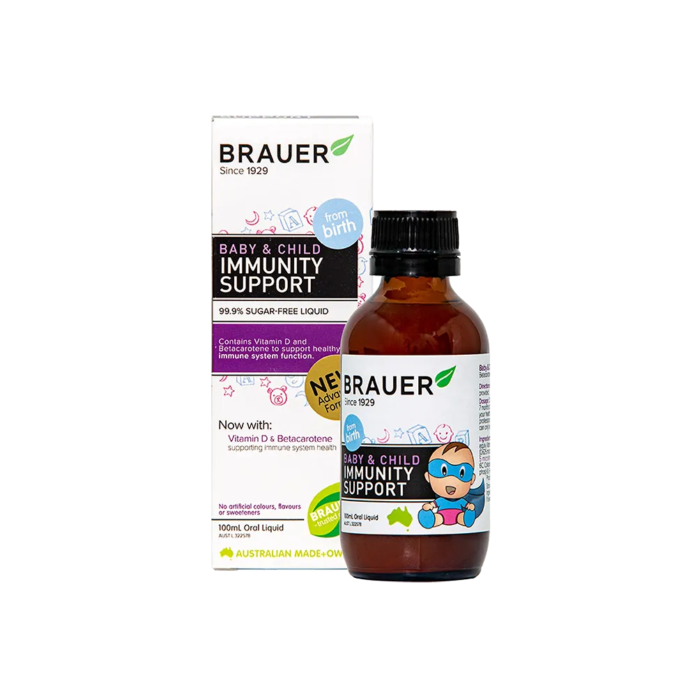 Siro tăng sức đề kháng cho trẻ Brauer Baby & Child Immunity Support