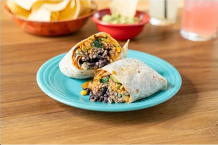 ăn kiêng với trứng: burrito